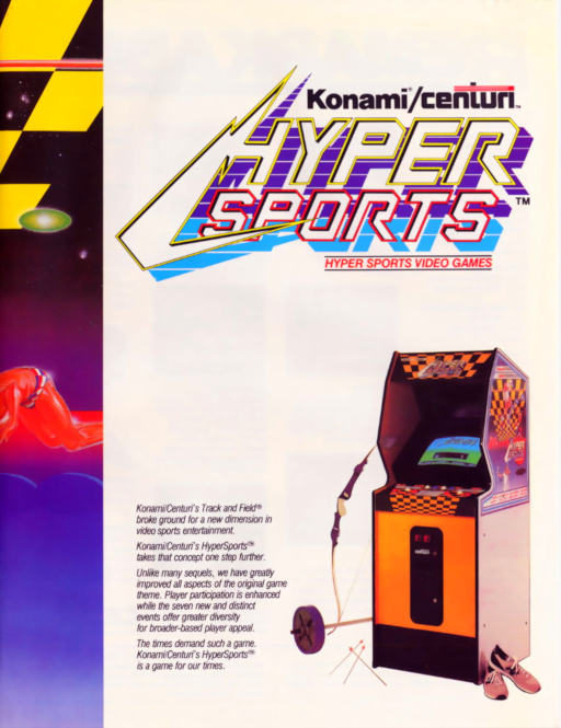 Hyper Sports Arcade Game Cover